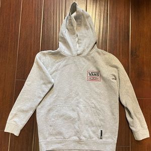 Kids Vans gray hoodie
